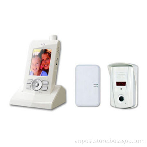 2.4GHz Digital Wireless Video Door Phone with 2.4-inch LCD Monitor Screen